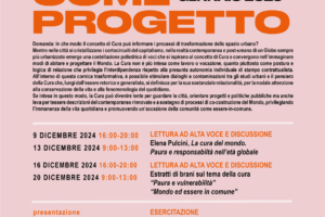 La cura come progetto – News